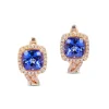Effy Jewelry 14K Rose Gold Tanzanite and Diamond Earrings, 2.19 TCW | Earrings