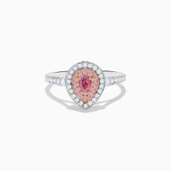 Effy Jewelry 18K Two Tone Gold White and Pink Diamond Ring | Rings