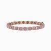 Effy Jewelry 18K Two Tone White u0026 Pink Diamond Bracelet | Bracelets