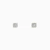 Effy Jewelry 14K Two Tone White u0026 Yellow Gold Diamond Solitaire Stud Earrings 0.20 TCW | Earrings