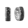 Effy Jewelry 14K White Gold Black and White Diamond Earrings, 1.30 TCW | Earrings