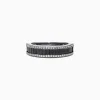 Effy Jewelry 14K White Gold Black and White Diamond Band Ring, 1.06 TCW | Rings