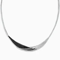Effy Jewelry 14K White Gold Black and White Diamond Necklace | Necklaces & Pendants
