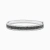 Effy Jewelry 14K White Gold Black and White Diamond Bangle, 4.47 TCW | Bracelets
