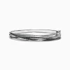 Effy Jewelry 14K White Gold Black and White Diamond Bangle, 1.26 TCW | Bracelets
