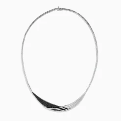 Effy Jewelry 14K White Gold Black and White Diamond Necklace | Necklaces & Pendants