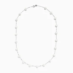BH Multi 14K White Gold Cultured Fresh Water Pearl Necklace | Necklaces & Pendants