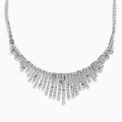 Effy Jewelry 14K White Gold Diamond Fringe Necklace | Necklaces & Pendants