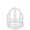 Effy Jewelry 14K White Gold Diamond Geometric Ring, 0.66 TCW | Rings