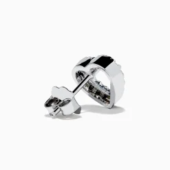 Effy Jewelry 18K White Gold Diamond Heart Stud Earrings | Earrings
