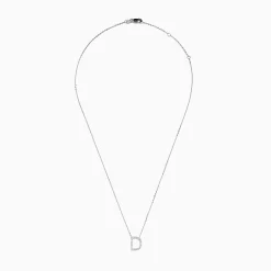 Effy Jewelry 14K White Gold Diamond Initial "D" Pendant | Necklaces & Pendants