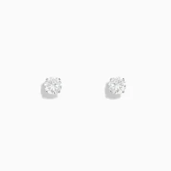 Effy Jewelry 14K White Gold Diamond Solitaire Stud Earrings 0.75 TCW | Earrings