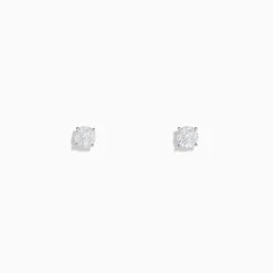 Effy Jewelry 14K White Gold Diamond Solitaire Stud Earrings, 0.50 TCW | Earrings
