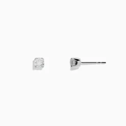 Effy Jewelry 14K White Gold Diamond Solitaire Stud Earrings 0.10 TCW | Earrings