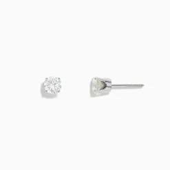 Effy Jewelry 14K White Gold Diamond Solitaire Stud Earrings 0.75 TCW | Earrings
