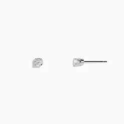 Effy Jewelry 14K White Gold Diamond Solitaire Stud Earrings 0.25 TCW | Earrings
