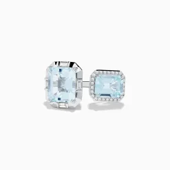 Effy Jewelry 14K White Gold Double Aquamarine Ring | Rings