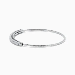 Effy Jewelry 14K White Gold Flexible Diamond Bangle | Bracelets