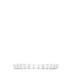 Louis Creations 14K White Gold Prong Set Diamond Eternity Band, 1.00 TCW | Rings