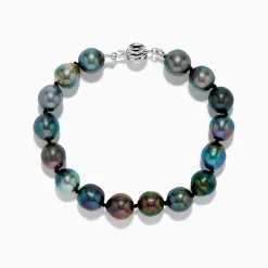 Effy Jewelry 14K White Gold Tahitian Pearl Bracelet | Bracelets
