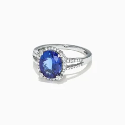 Effy Jewelry 14K White Gold Tanzanite and Diamond Ring, 3.09 TCW | Rings