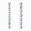 Effy Jewelry 14K White Gold White Sapphire Drop Earrings | Earrings