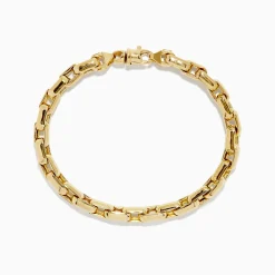 Richline Group 14K Yellow Gold 9" Chain Link Bracelet | Mens