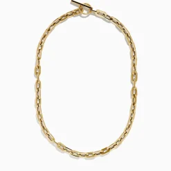 Effy Jewelry 14K Yellow Gold 18" Hollow Oval Link Chain | Necklaces & Pendants