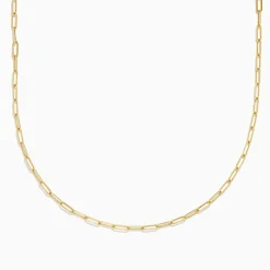 Effy Jewelry 14K Yellow Gold 20" 2.5mm Paperclip Necklace | Necklaces & Pendants