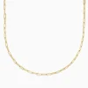 Effy Jewelry 14K Yellow Gold 18" 2.5mm Paperclip Necklace | Necklaces & Pendants