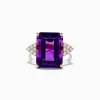 Effy Jewelry 14K Yellow Gold Amethyst and Diamond Ring | Rings