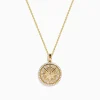 Effy Jewelry 14K Yellow Gold Diamond Compass Pendant | Necklaces & Pendants