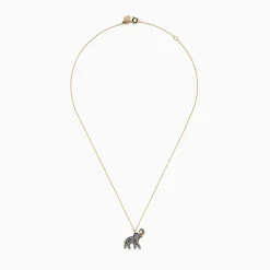 Effy Jewelry 14K Yellow Gold Enamel Elephant Necklace | Necklaces & Pendants