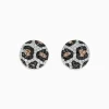 BH Multi 14K Yellow Gold Espresso, Black and White Diamond Earrings, 0.94 TCW | Earrings