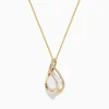 Effy Jewelry 14K Yellow Gold Fresh Water Pearl and Diamond Pendant | Necklaces & Pendants