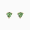 Effy Jewelry 14K Yellow Gold Green Amethyst Stud Earrings | Earrings