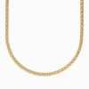 Effy Jewelry 14K Yellow Gold Hollow Interlock Links Chain Necklace 18" | Necklaces & Pendants