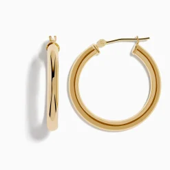 Effy Jewelry 14K Yellow Gold Hollow Round Hoop Earrings | Earrings