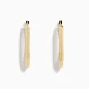 Effy Jewelry 14K Yellow Gold Kniff Edge Tube Hoops | Earrings