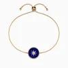 Effy Jewelry 14K Yellow Gold Lapis and Diamond Compass Bolo Bracelet | Bracelets