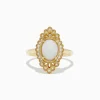 BH Multi 14K Yellow Gold Opal And Diamond Ring | Rings