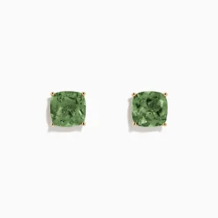 BH Multi 14K Yellow Gold Peridot Stud Earrings, 4.50 TCW | Earrings