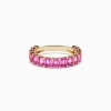 Effy Jewelry 14k Yellow Gold Pink Sapphire Band Ring | Rings