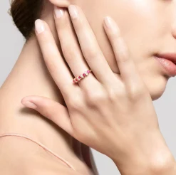 Effy Jewelry 14K Yellow Gold Ruby and Diamond Band, 0.76 TCW | Rings