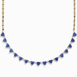 Effy Jewelry 14K Yellow Gold Tanzanite and Diamond Necklace | Necklaces & Pendants