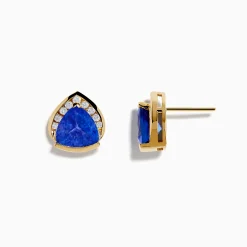 Effy Jewelry 14K Yellow Gold Tanzanite and Diamond Earrings | Earrings