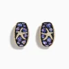 Effy Jewelry 14K Yellow Gold Tanzanite u0026 Diamond Starfish Earrings | Earrings