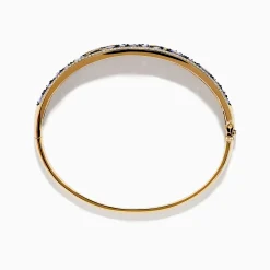 Effy Jewelry 14K Yellow Gold Tanzanite u0026 Diamond Starfish Bangle | Bracelets
