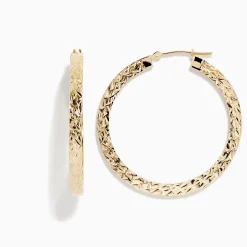 Richline Group 14K Yellow Gold Tube Hoop Earrings | Earrings