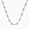 Effy Jewelry 14K Yellow Gold Turquoise Necklace, 7.75 TCW | Necklaces & Pendants